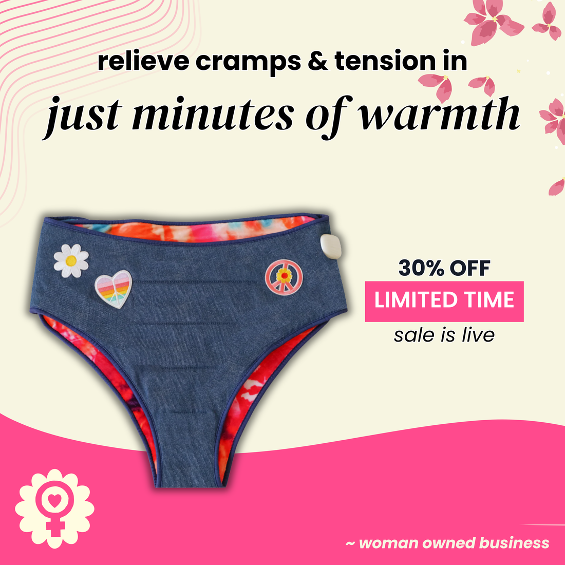 WarmWomb™ Heating Relief Pad