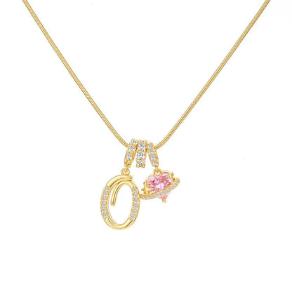 Corvanna™ The Crystal Initial Necklace