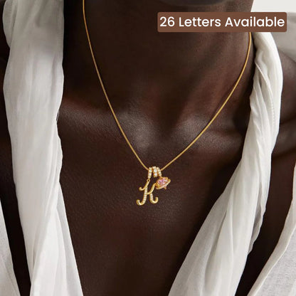 Corvanna™ The Crystal Initial Necklace