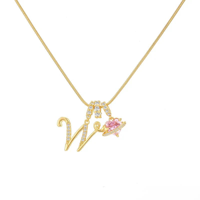 Corvanna™ The Crystal Initial Necklace