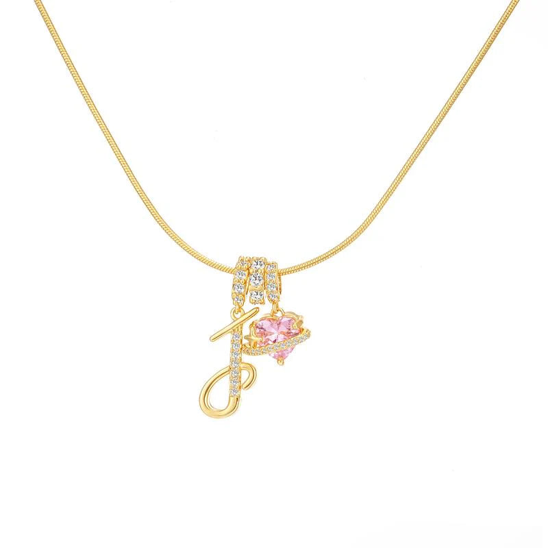Corvanna™ The Crystal Initial Necklace