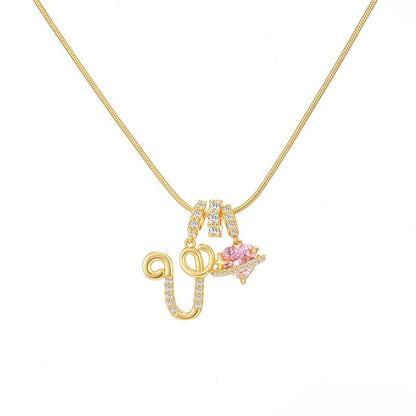 Corvanna™ The Crystal Initial Necklace