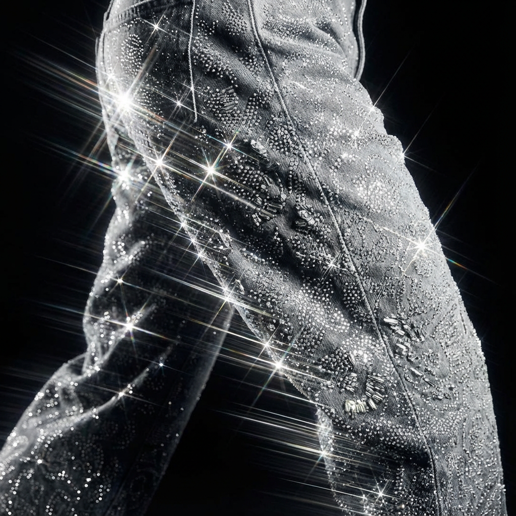 The Viral Rhinestone Jeans (Unisex)