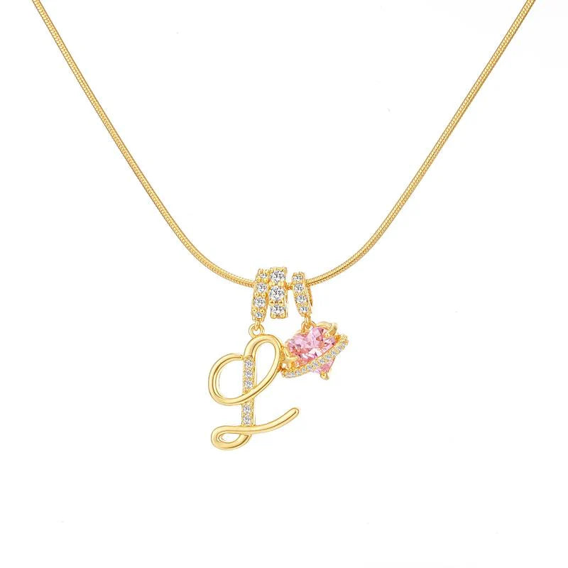 Corvanna™ The Crystal Initial Necklace