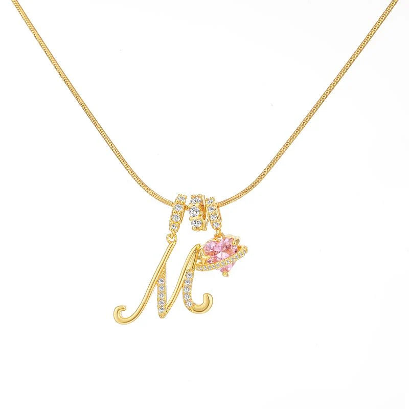 Corvanna™ The Crystal Initial Necklace