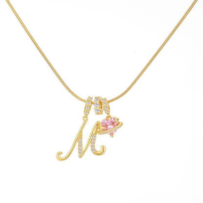 Corvanna™ The Crystal Initial Necklace