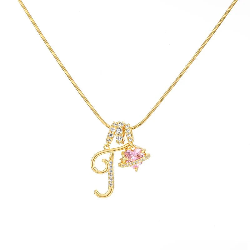 Corvanna™ The Crystal Initial Necklace