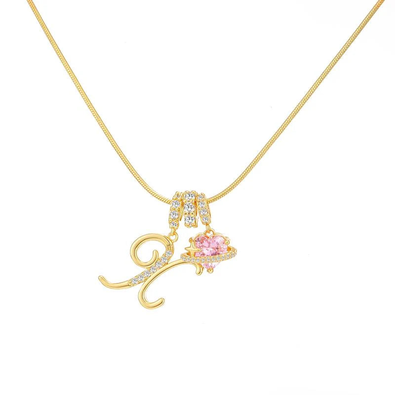 Corvanna™ The Crystal Initial Necklace