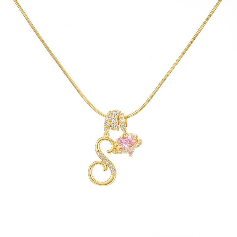 Corvanna™ The Crystal Initial Necklace