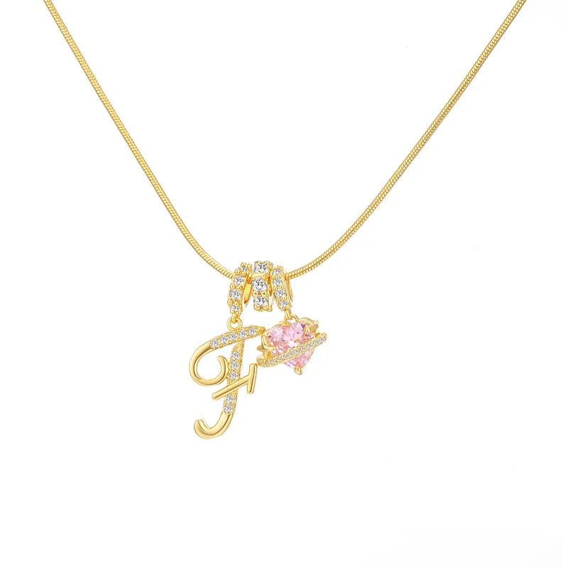 Corvanna™ The Crystal Initial Necklace