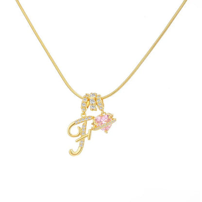 Corvanna™ The Crystal Initial Necklace