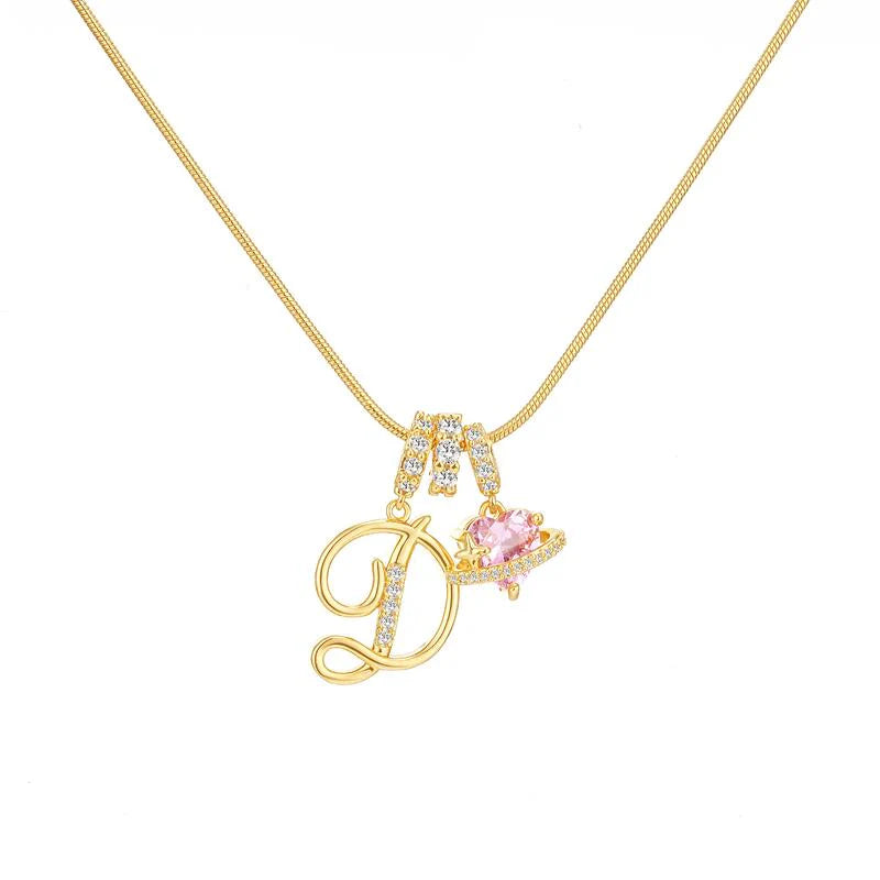 Corvanna™ The Crystal Initial Necklace