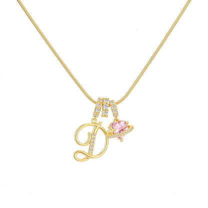 Corvanna™ The Crystal Initial Necklace