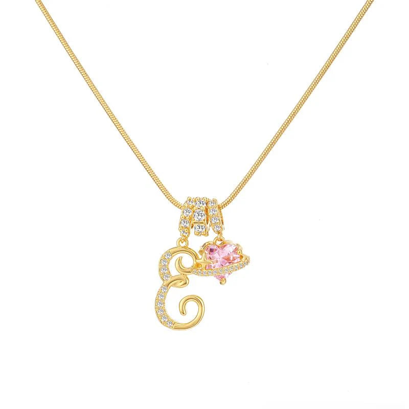 Corvanna™ The Crystal Initial Necklace